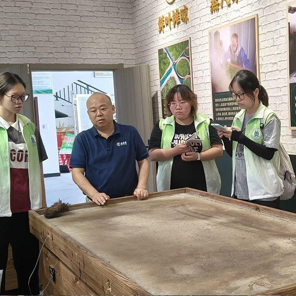 2025年7月5日华中农业大学生命科学技术学院到金苔香茶业参加暑期实践