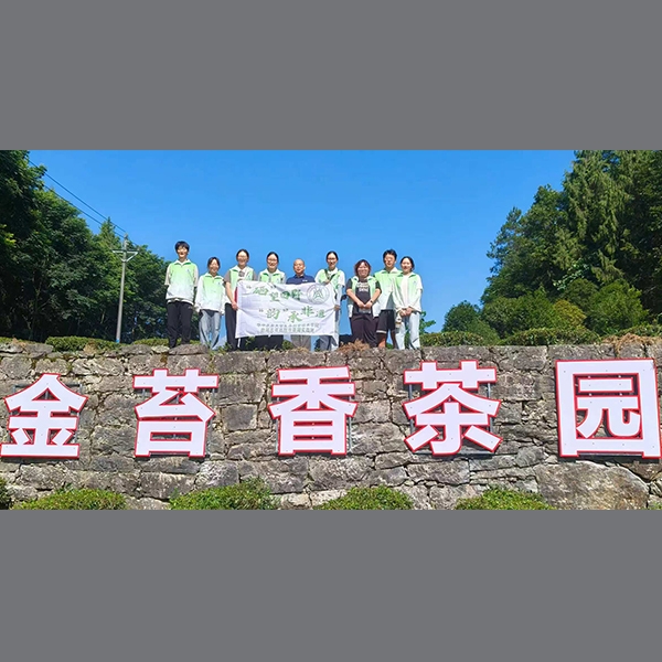 2025年7月5日华中农业大学生命科学技术学院到金苔香茶业参加暑期实践