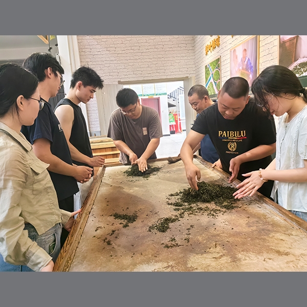 2025年7月8日华中农业大学信息学院到金苔香茶业开展社会实践活动