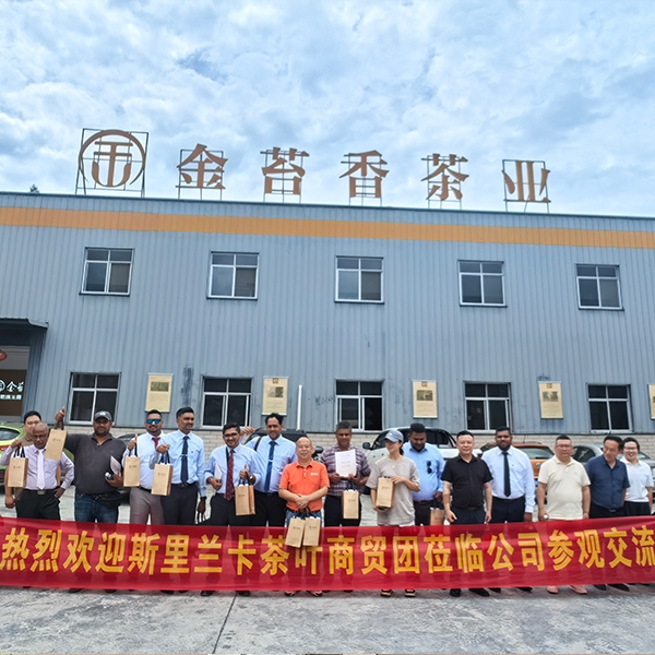 2025年7月22日斯里兰卡茶叶商贸代表团探访金苔香茶业生产基地