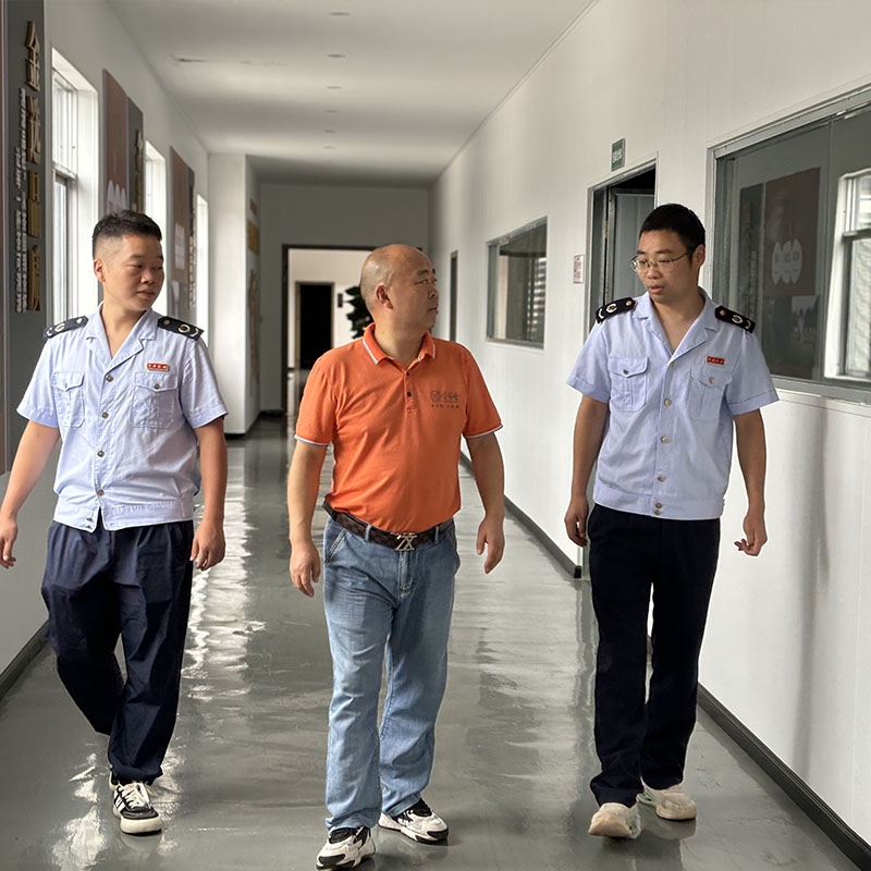 2025年9月9日恩施海关到金苔香茶业调研考察