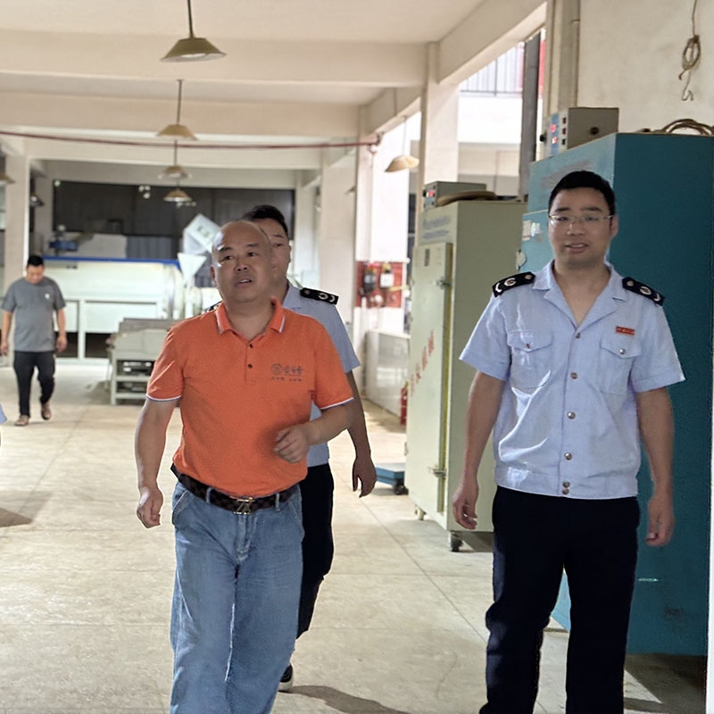 2025年9月9日恩施海关到金苔香茶业调研考察