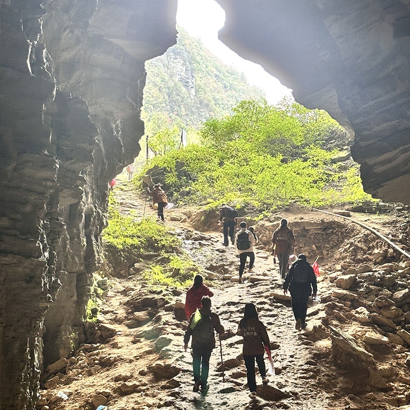 2025年11月15日金苔香清江古河床徒步团建活动